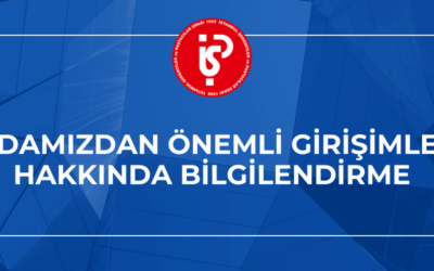 📢 Odamızdan Önemli Girişimler Hakkında Bilgilendirme